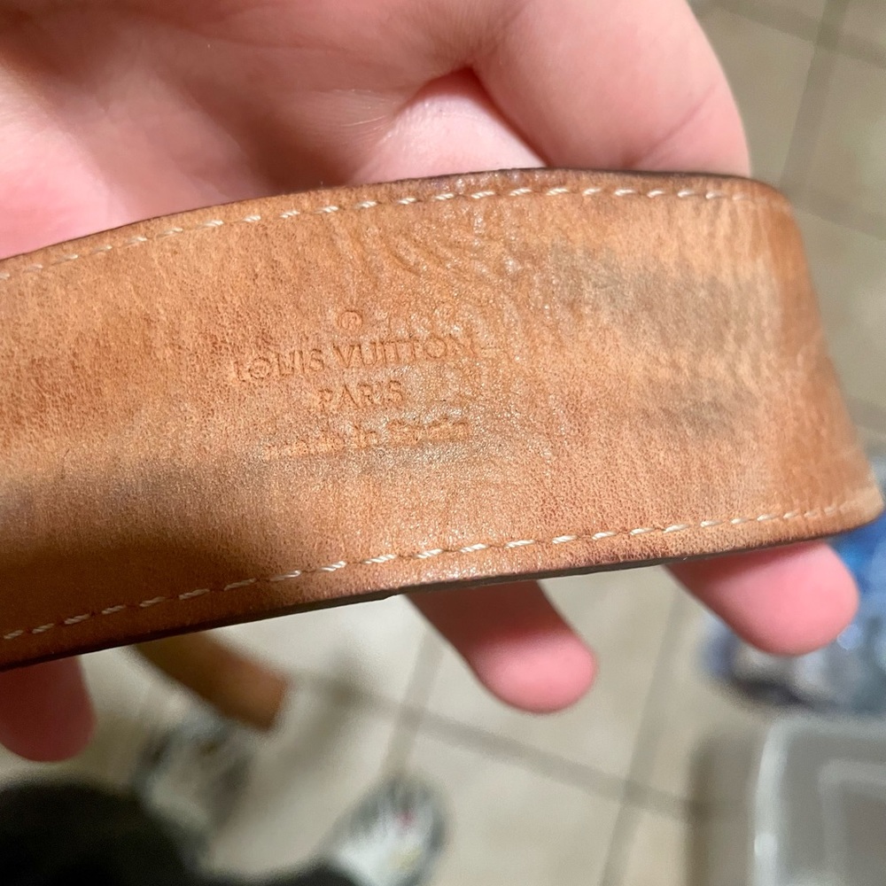 Louis Vuitton Belt M9608 Brown Monogram Size 95/38 - Picture 4 of 7